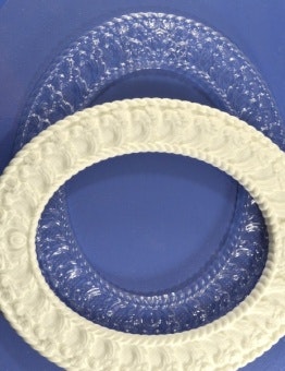 Plastic form, ProSvet, ARTPMD0009 Oval Ram 180x150 mm