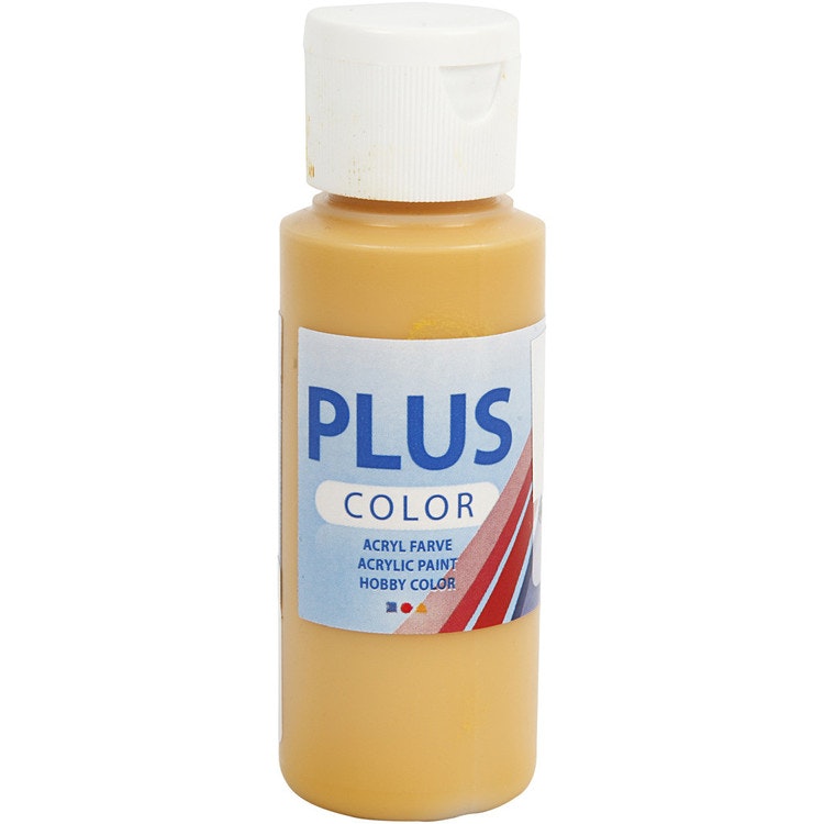 Plus Color hobbyfärg, yellow ochre, 60ml