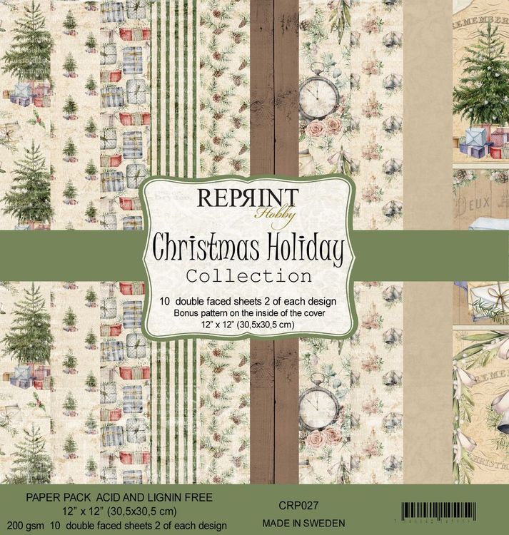 Reprint 12x12 - Christmas Holiday collection pack