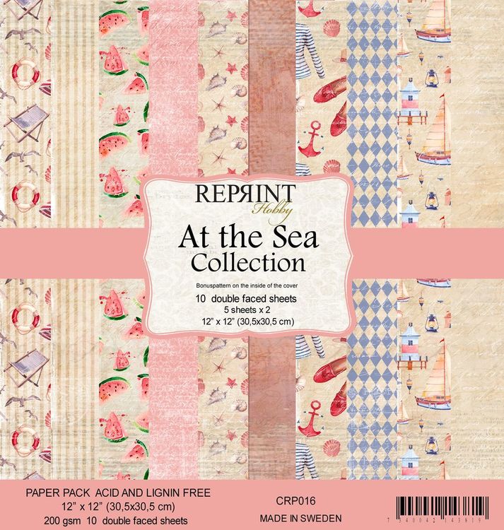 Reprint 12x12 - At the Sea collection pack