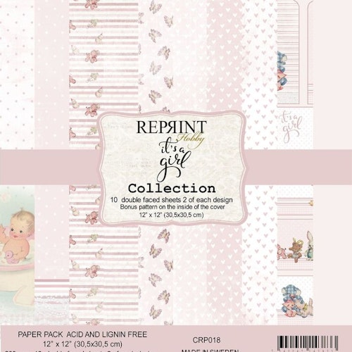 Reprint 12x12 - It´s a girl collection pack