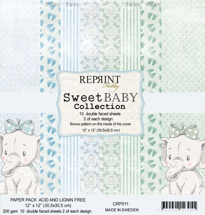 Reprint 12x12 - Sweet Baby Blue Collection Pack
