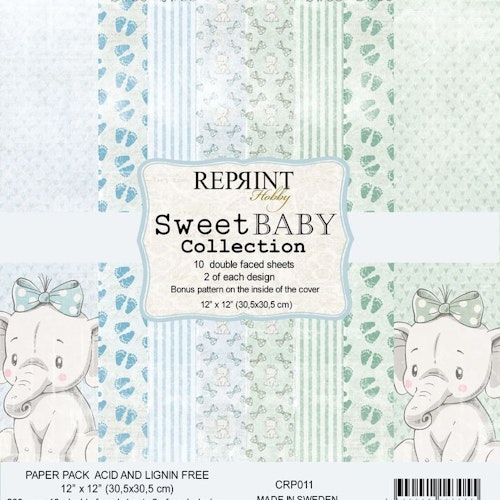 Reprint 12x12 - Sweet Baby Blue Collection Pack