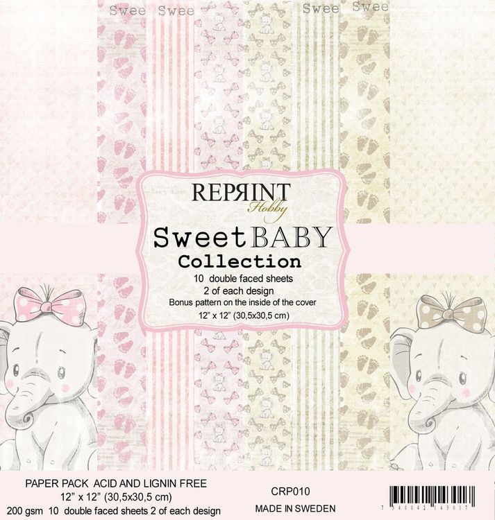 Reprint 12x12 - Sweet Baby Pink Collection Pack