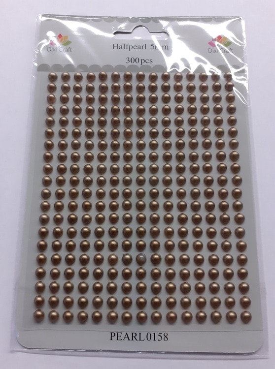 DIXI CRAFT HALVPERLER 5MM 300 stk PEARL0158 Guld