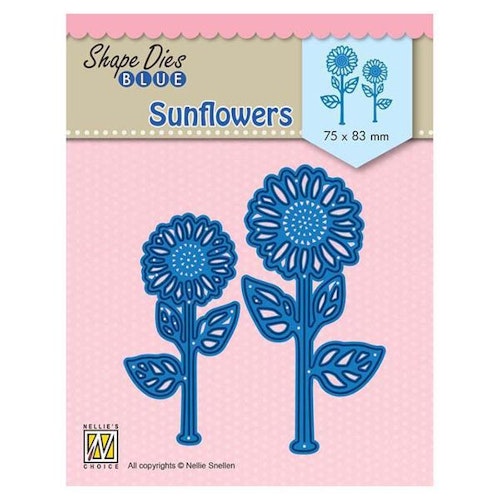 Nellie Snellen Die Blue - Sunflowers