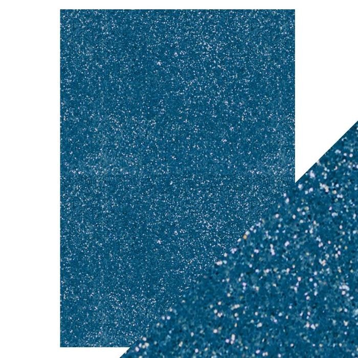 Tonic Studio Glitter Card - Cobalt blue