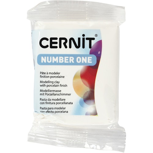 Cernit, 56 gram - white opaque