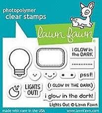 Lawn Fawn stamp + Die - Lights out