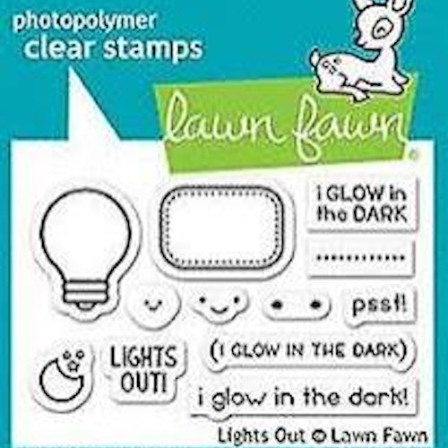 Lawn Fawn stamp + Die - Lights out