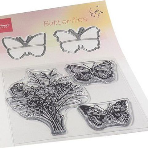 Marianne design, stamp&dies, butterfly TC0879