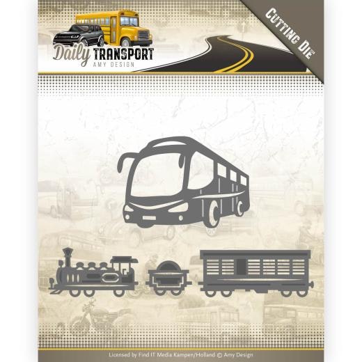 Amy design -  Transport train & bus ADD10131