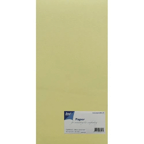 Cardstock, Joy! 6"x12" ca 15x30 cm - Light Yellow