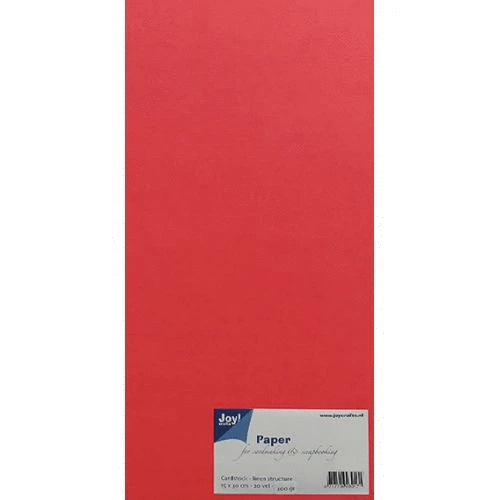 Cardstock, Joy! 6"x12" ca 15x30 cm - Dark Red