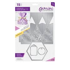 Gemini Die set -  Hexagon gift box