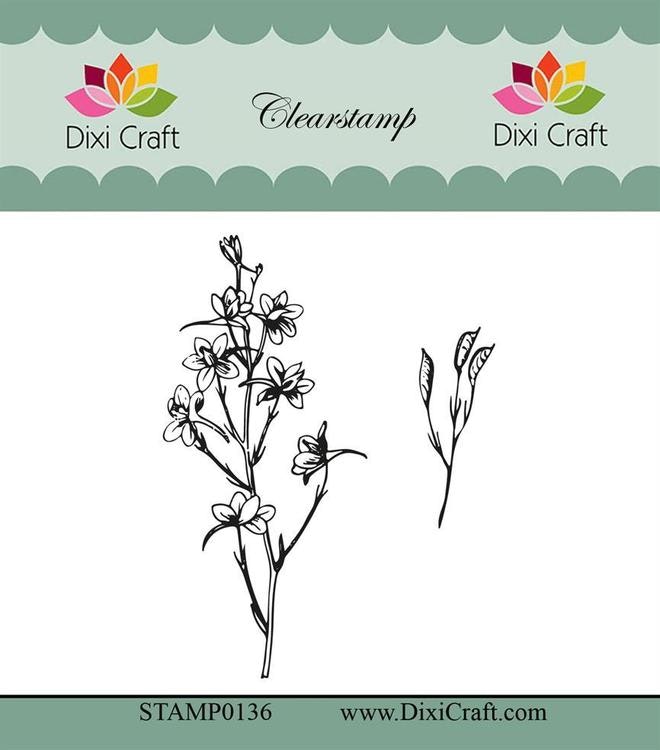 Dixi craft clearstamp - "Botanical Collection" STAMP0136