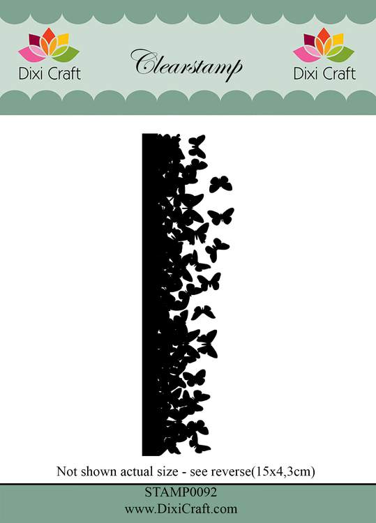 Dixi craft clearstamp - Butterfly border