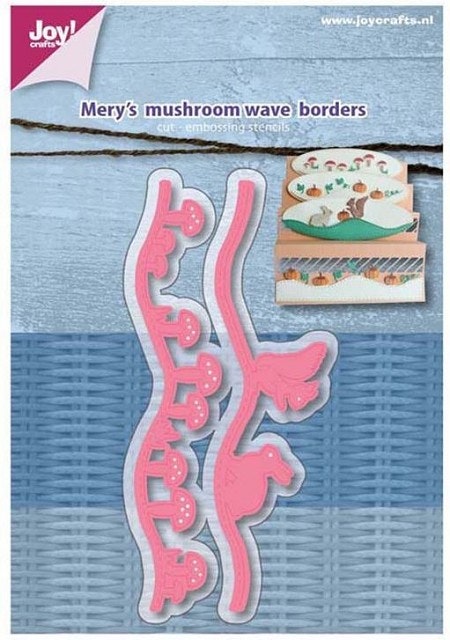 Joy! crafts Dies - Mery's  mushroom border 6002/1164