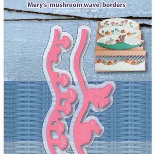 Joy! crafts Dies - Mery's  mushroom border 6002/1164