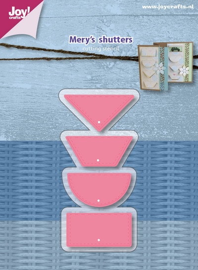 Joy! crafts Dies - Mery's  shutters 6002/1077