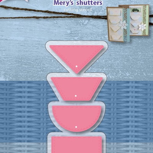 Joy! crafts Dies - Mery's  shutters 6002/1077