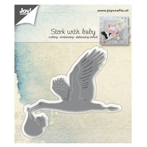 Joy! crafts Die - Stork with baby 6002/1015