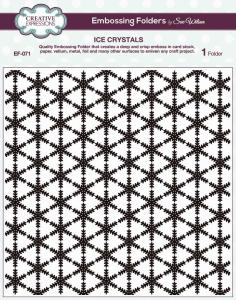 Creative Expressions Embossing Folder 8x8, Ice crystal