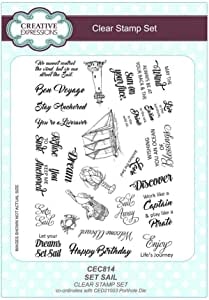 Creative Expressions Clear Stamp set - Set sail