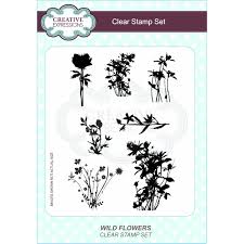 Creative Expressions Clear Stamp set - Wild flower