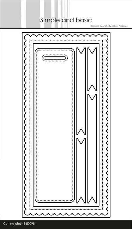 Simple and Basic Dies - Slimcard SBD098