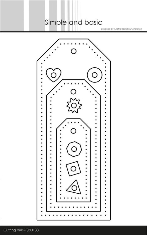 Simple and Basic Dies - Tags Slimcard SBD138