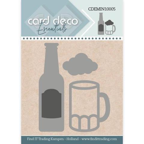Card deco dies - Beer CDEMIN10005