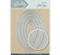 Card deco dies - Oval CDECD0028