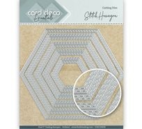 Card deco dies - Hexagon CDECD0030