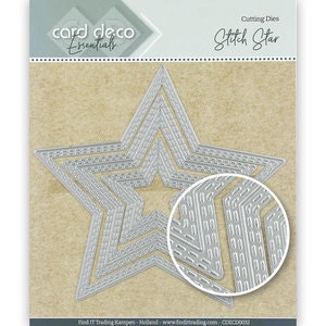 Card deco dies - Star CDECD0032