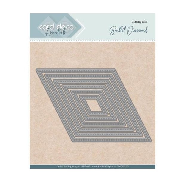 Card deco dies - Bullet Diamond CDECD0095