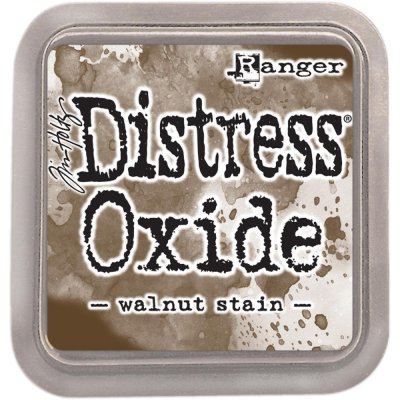 Distress oxide dyna, walnut stain