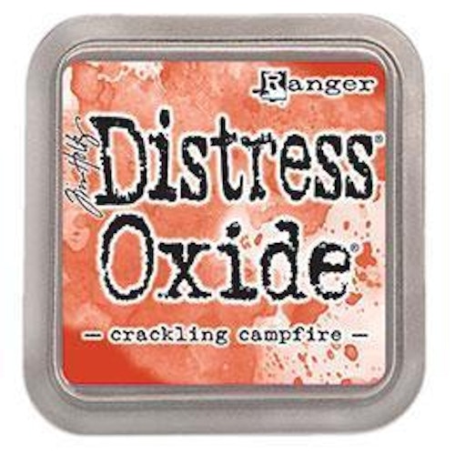 Distress oxide dyna, crackling campfire