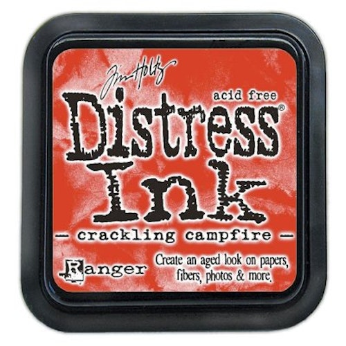 Distress ink pad, crackling campfire