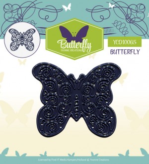 Yvonne Creation Die - butterfly  YCD10065