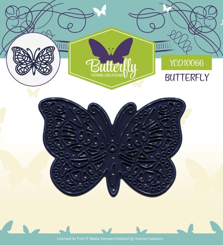 Yvonne Creation Die - butterfly  YCD10066