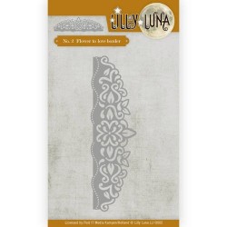Lilly luna Die - flower to love border