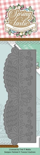 Yvonne Creation Die - lace border YCD10084