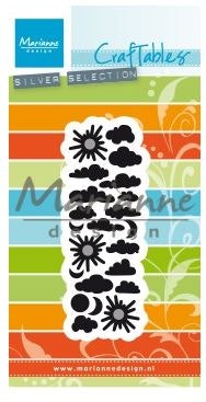 Marianne Design Punch Dies - clouds sun CR1459