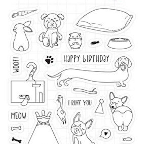 Studio Light Clear stamps - Pet life SL423