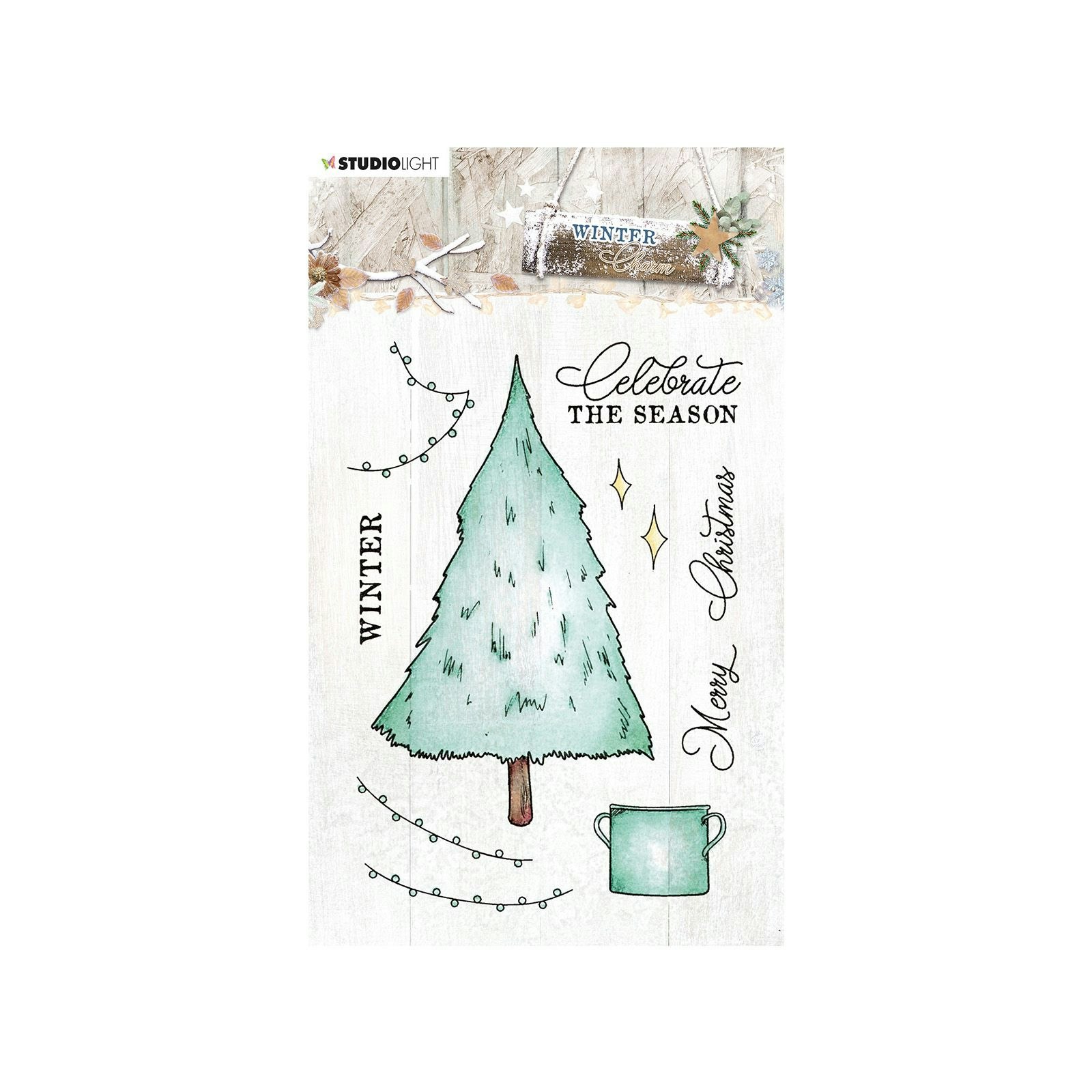 Studio Light Clear stamps - vinter wc489