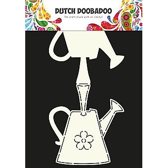 Dutch Doobadoo - watering can card A4