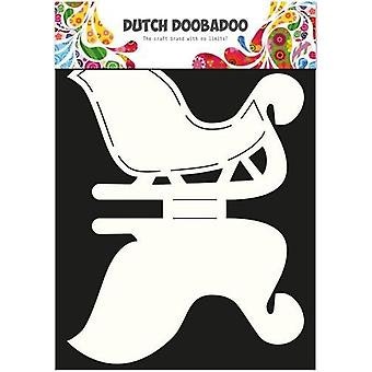 Dutch Doobadoo - sleigh card A4