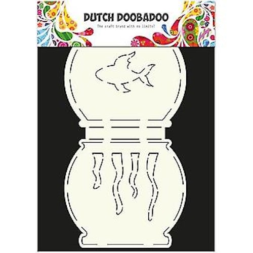 Dutch Doobadoo - fish bowl card A4