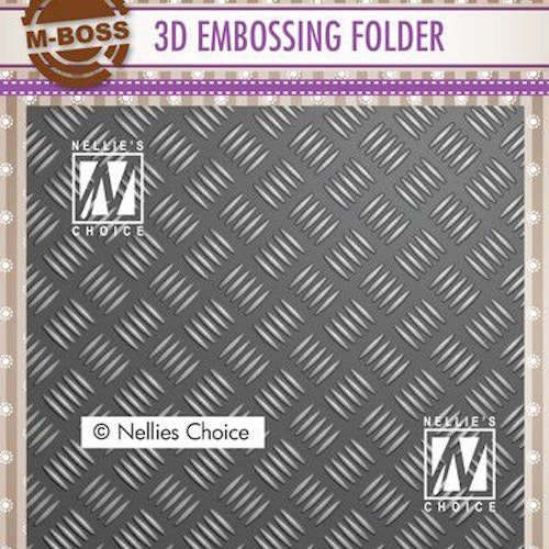 NS 3D embossing folder 15x15cm - metalfloor